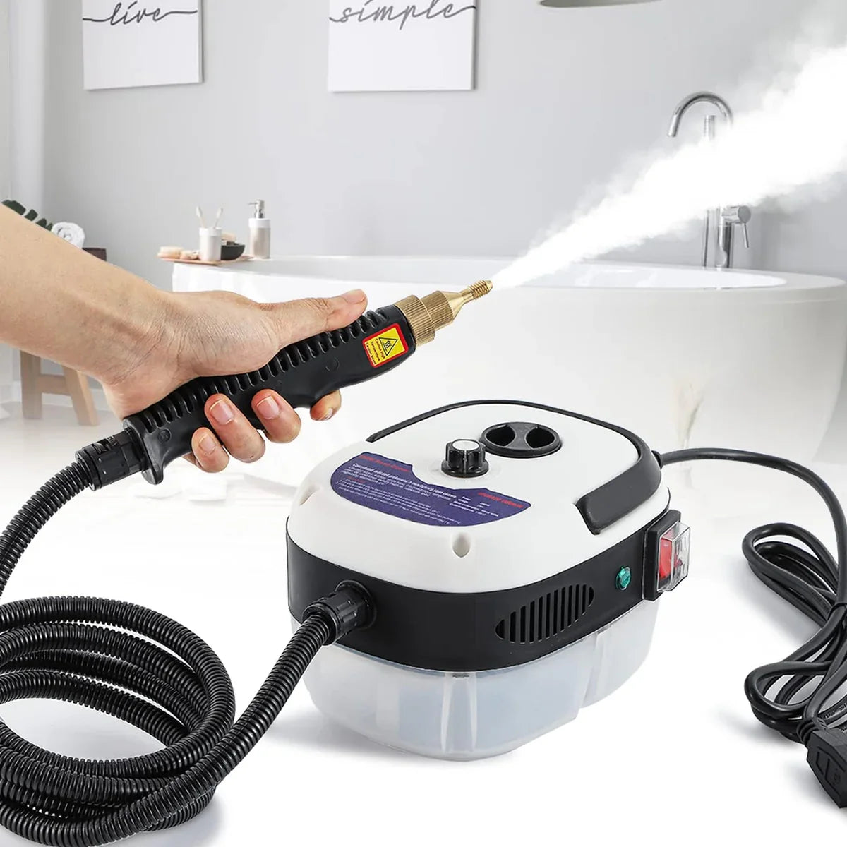 Handheld Steam Cleaner | High Heat, Corded Compact Unit