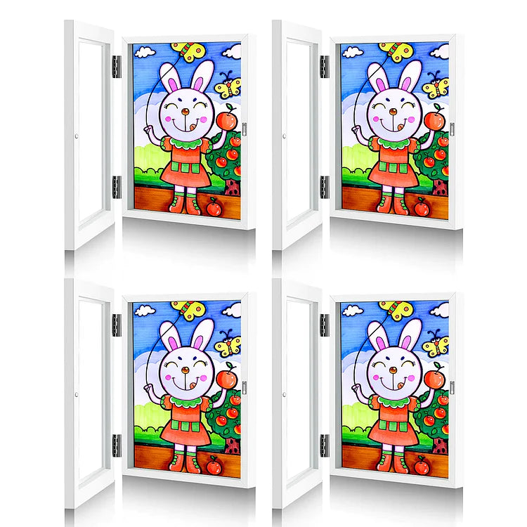 Magnetic Picture Frame Lightweight Impact-Resistant with 150-Artwork Capacity 9