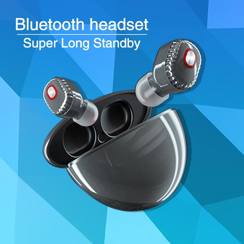 Wireless Bluetooth Earphones 5.1 | 8 mm Speaker Driver & 10 m Transmission Range | 300 mAh Charging Case, Sweatproof Design 11