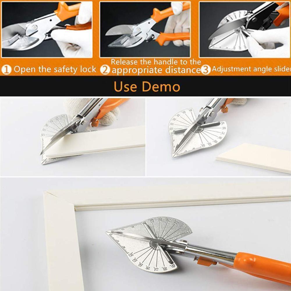 Adjustable Multi-Cutter Tool Steel Blade | 7 Angle Settings 45-135 Degrees | Precise Gasket and Weatherstrip Cuts 5