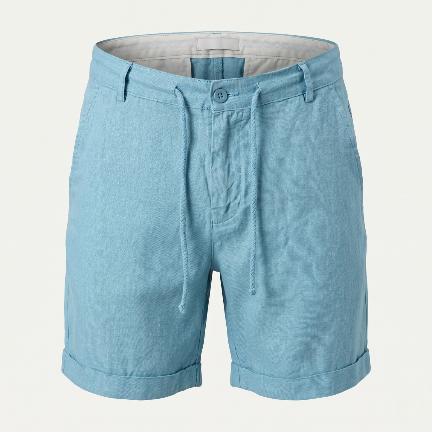 Men's Linen Chino Shorts – Relaxed Fit, Sizes S–3XL