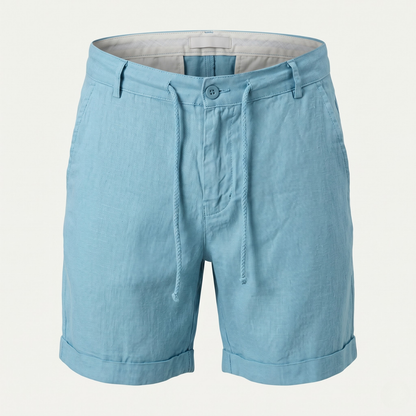 Men's Linen Chino Shorts – Relaxed Fit, Sizes S–3XL