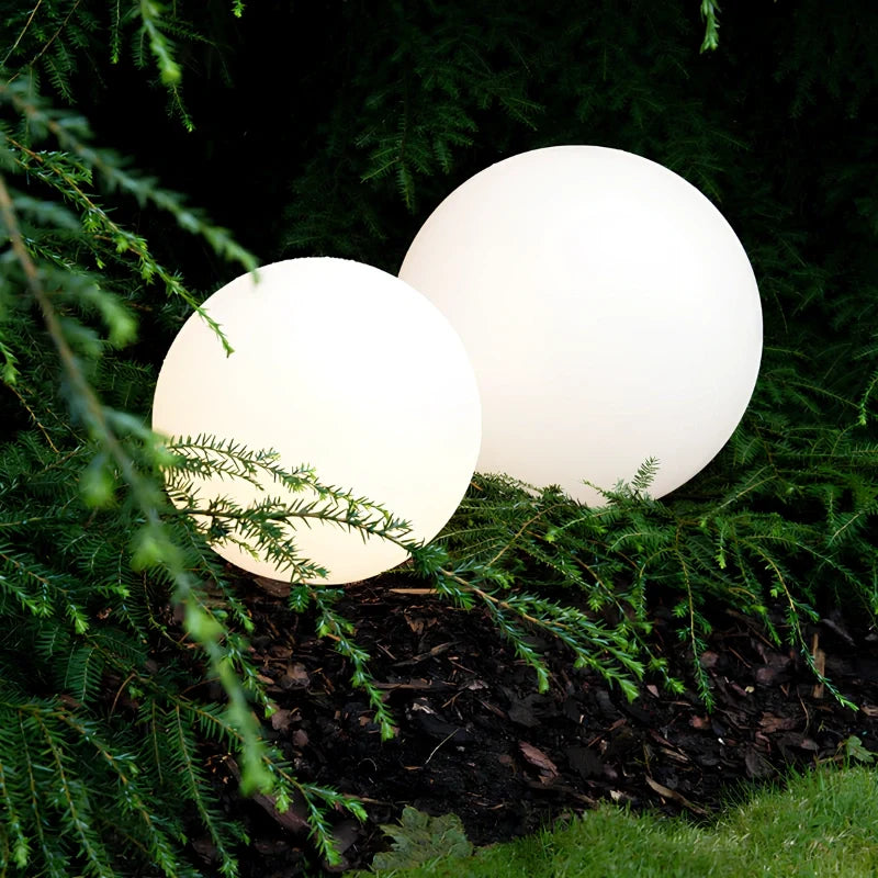 Spherical LED Garden Light 12 to 25 cm | 16-Colour Remote Control, USB Rechargeable | Weather-Resistant, Solar Powered Option 20