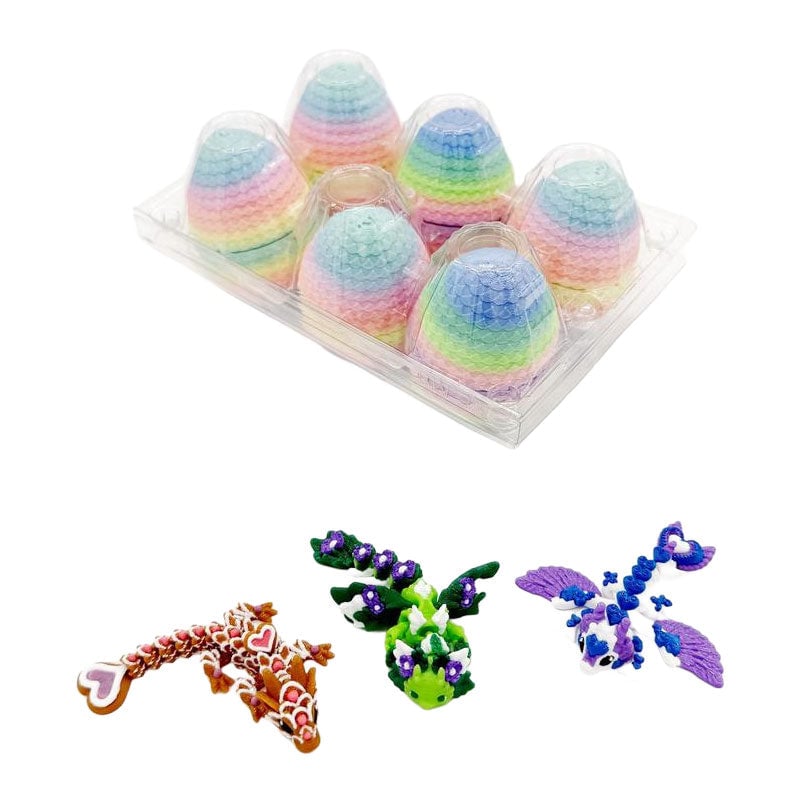 Mystery Dragon Egg Toys, 6-Pack | Fully Articulated Figures for Dynamic Poses | Surprise Unboxing Collectable Gift 10