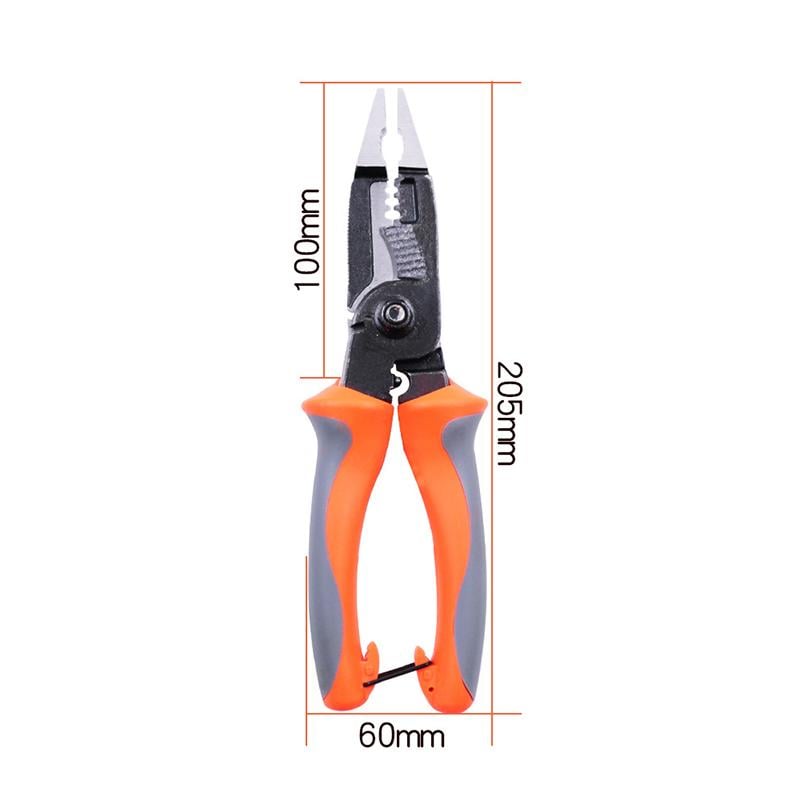 Electrician Pliers Multifunctional Steel Alloy Anti-Slip with Safety Lock 1