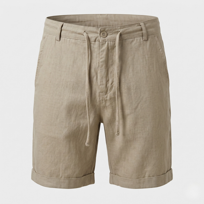 Men's Linen Chino Shorts – Relaxed Fit, Sizes S–3XL