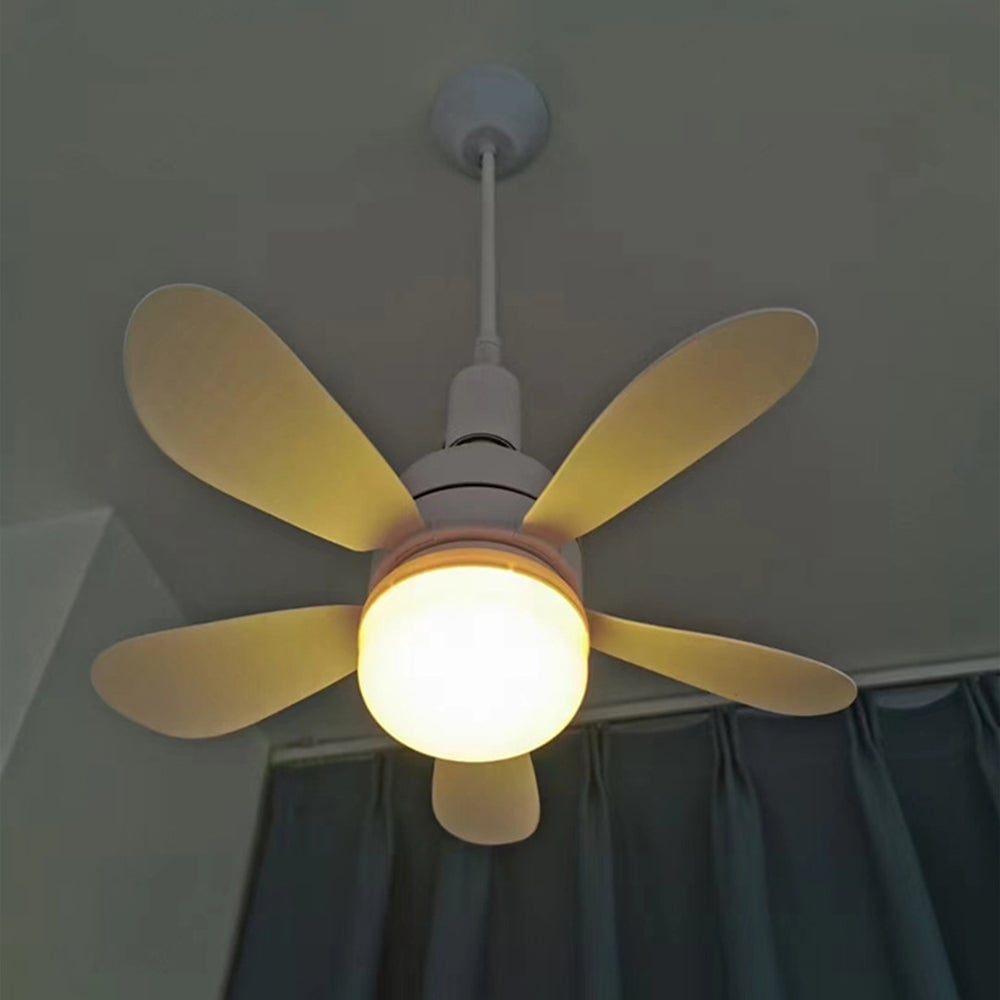 LED Ceiling Fan Light | E27/B22 Screw-In Base, 30W or 40W | Remote-Controlled 3-Speed Fan, No Wiring or Electrician Needed 6