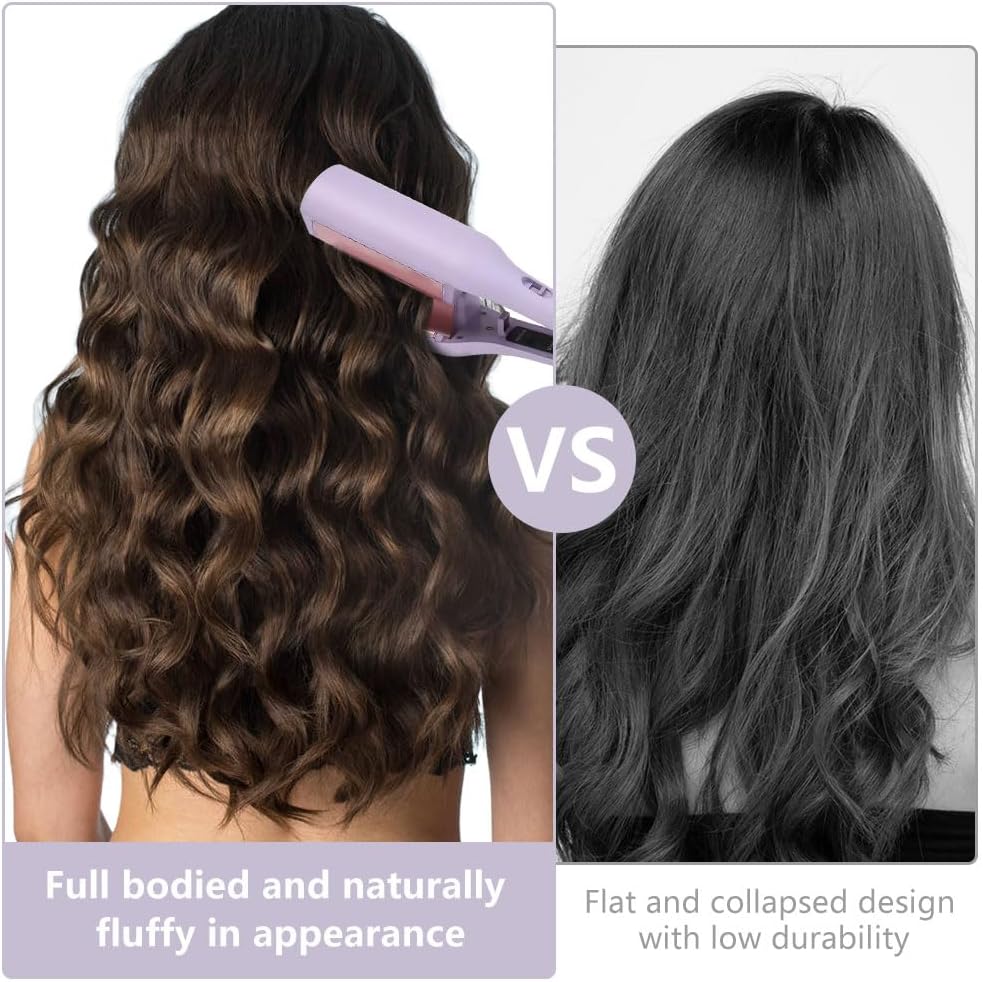 Ionic Ceramic Hair Curling Wand | 15-Second Heat-Up, 4 Heat Settings | Frizz-Free, Long-Lasting Curls, Silicone Safety Tip 3