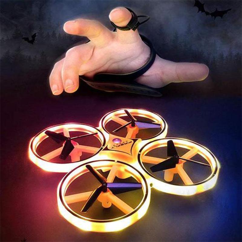 2.4G Gravity Sensor Watch-Control Mini Drone | Infrared Obstacle Avoidance, 3D Flips | Altitude Hold, LED Lights, USB Charging 11
