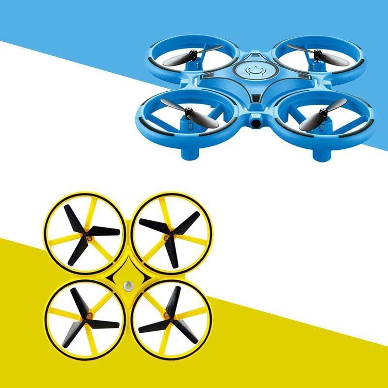 2.4G Gravity Sensor Watch-Control Mini Drone | Infrared Obstacle Avoidance, 3D Flips | Altitude Hold, LED Lights, USB Charging 2