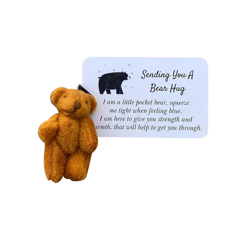 Plush Bear Keychain Soft Toy | PP Cotton Fill, Clip Attachment | Cute Bag Charm Gift for Birthdays and Christmas 8