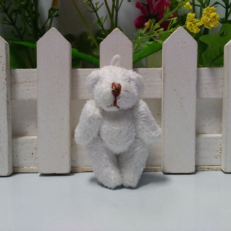 Plush Bear Keychain Soft Toy | PP Cotton Fill, Clip Attachment | Cute Bag Charm Gift for Birthdays and Christmas 4