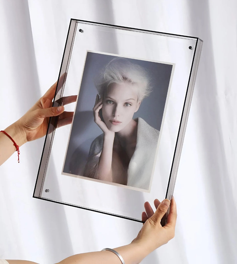 Acrylic Photo Frame | Colourful Transparent Desk Display