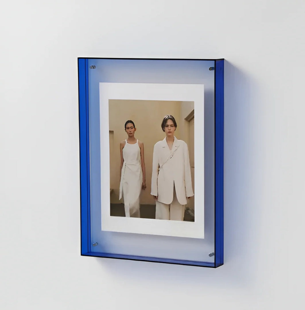 Acrylic Photo Frame | Colourful Transparent Desk Display