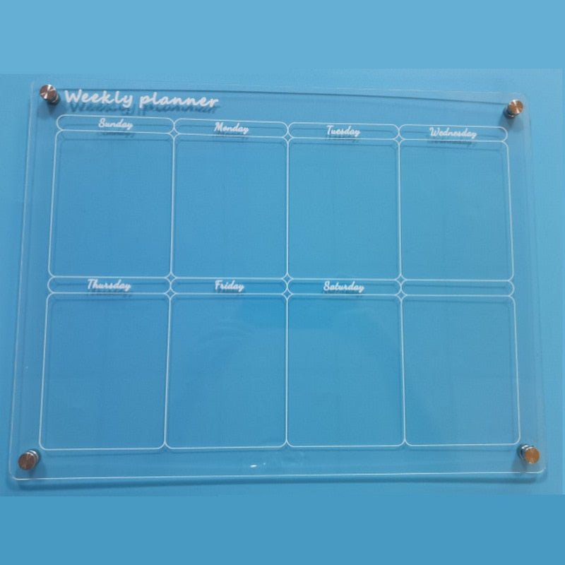 Acrylic Magnetic Fridge Calendar 2