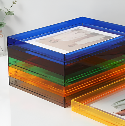 Acrylic Photo Frame – Minimalist Transparent Design for Your Desk or as Wall Decor 1