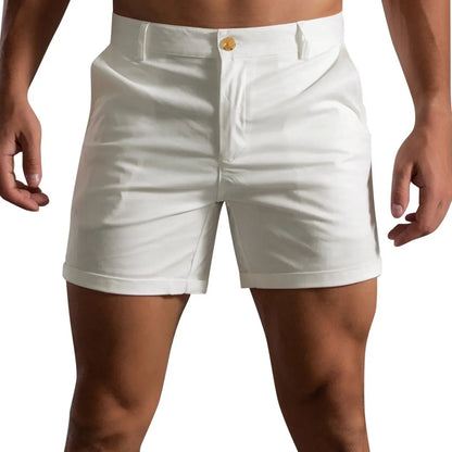 ActiveWear | Men's Chino Shorts - Slim Fit Lightweight Stretch Fabric 0