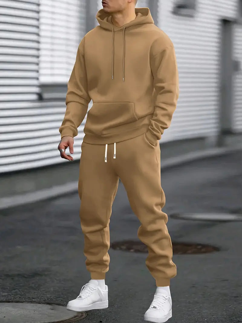 ActiveWear | Men's Tracksuit Set – Hoodie and Joggers, Regular Fit 1