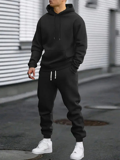 ActiveWear | Men's Tracksuit Set – Hoodie and Joggers, Regular Fit 2