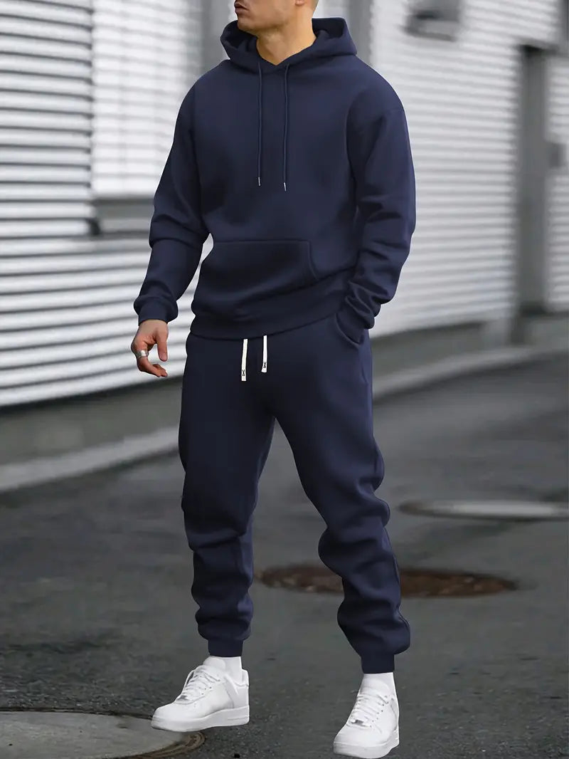 ActiveWear | Men's Tracksuit Set – Hoodie and Joggers, Regular Fit 3