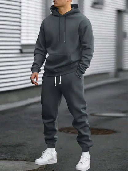 ActiveWear | Men's Tracksuit Set – Hoodie and Joggers, Regular Fit 4