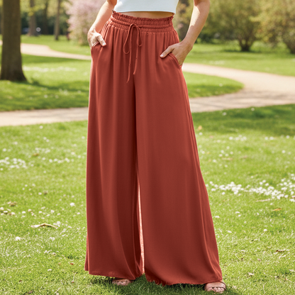 Adeline | Wide Leg Trousers Women – High-Rise Flowy Design 6