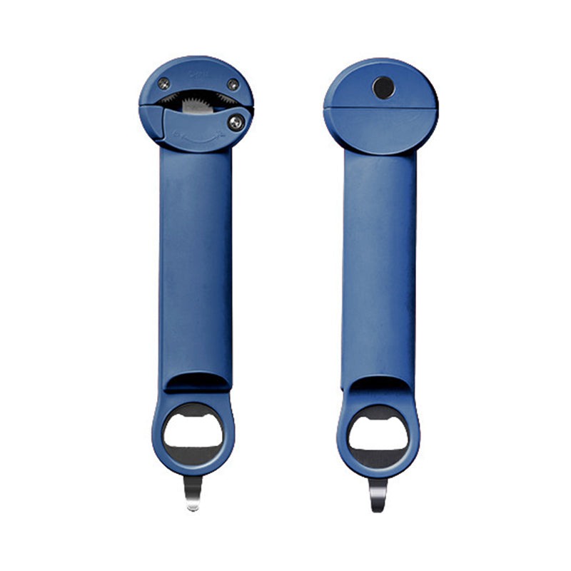Adjustable Stainless Steel Jar and Bottle Opener | Fits Lids 2.5 to 9.5 cm | Serrated Grip Prevents Hand Strain