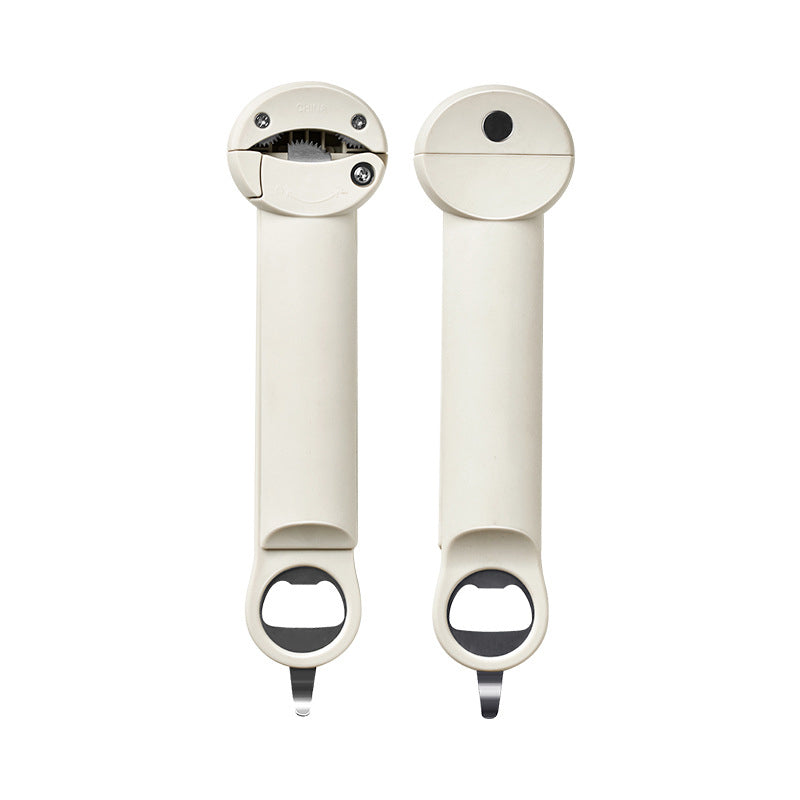 Adjustable Stainless Steel Jar and Bottle Opener | Fits Lids 2.5 to 9.5 cm | Serrated Grip Prevents Hand Strain