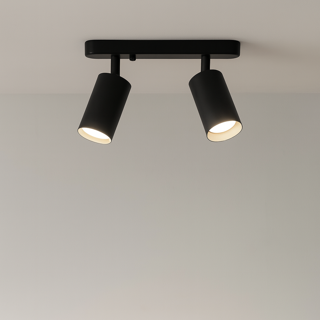 Adjustable Dual-Head Ceiling Spotlight 0