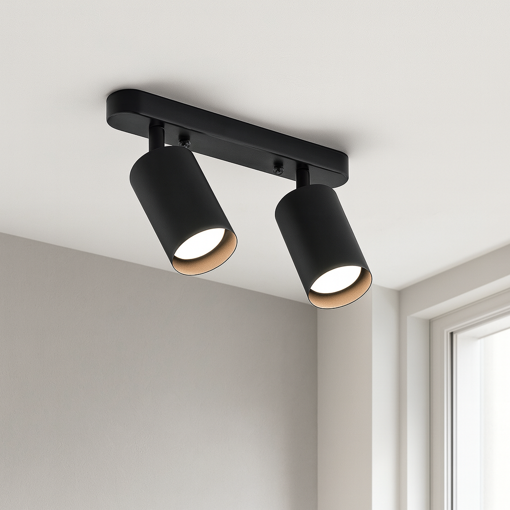 Adjustable Dual-Head Ceiling Spotlight 1