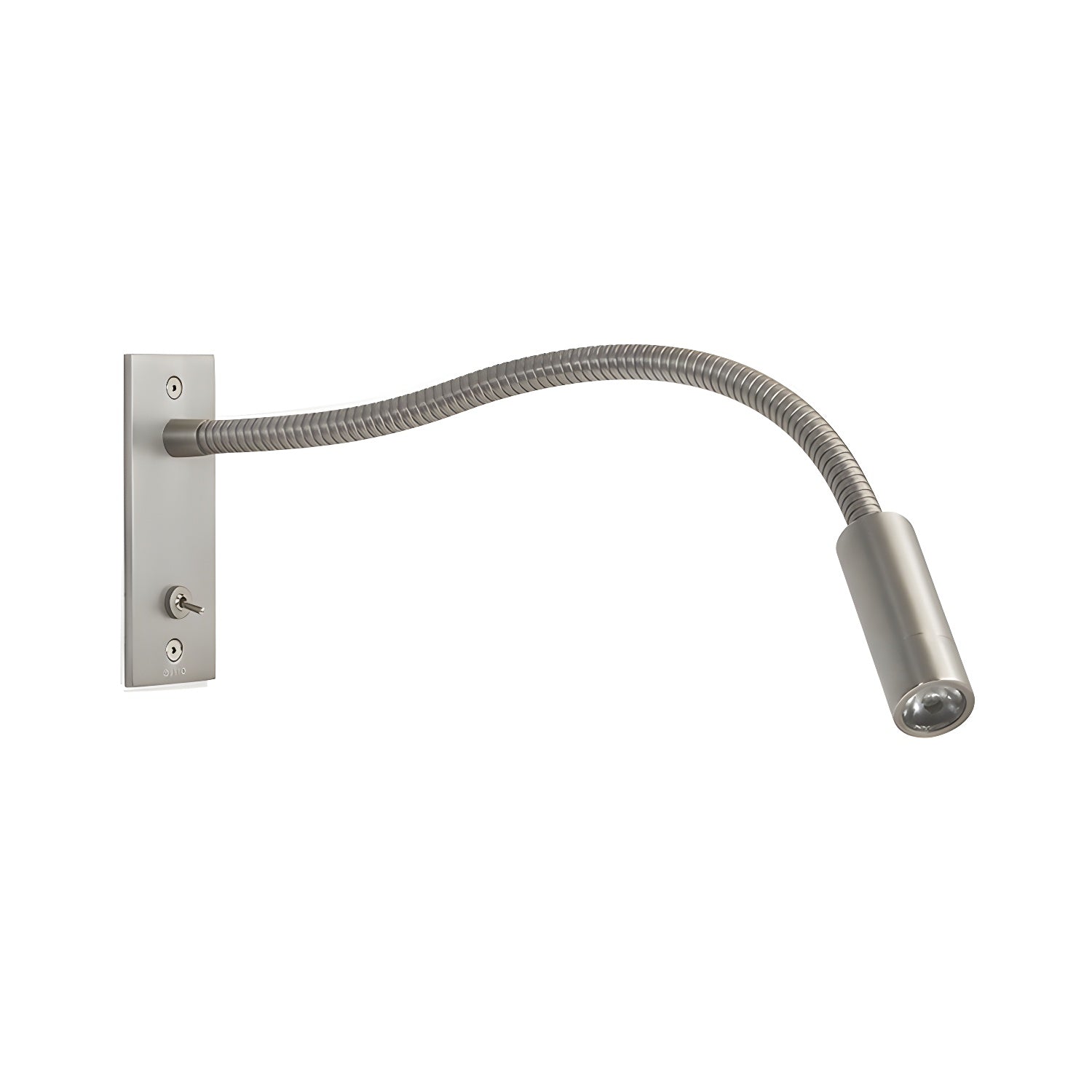 Adjustable Gooseneck Metal Wall Lamp with Cylindrical Head 5