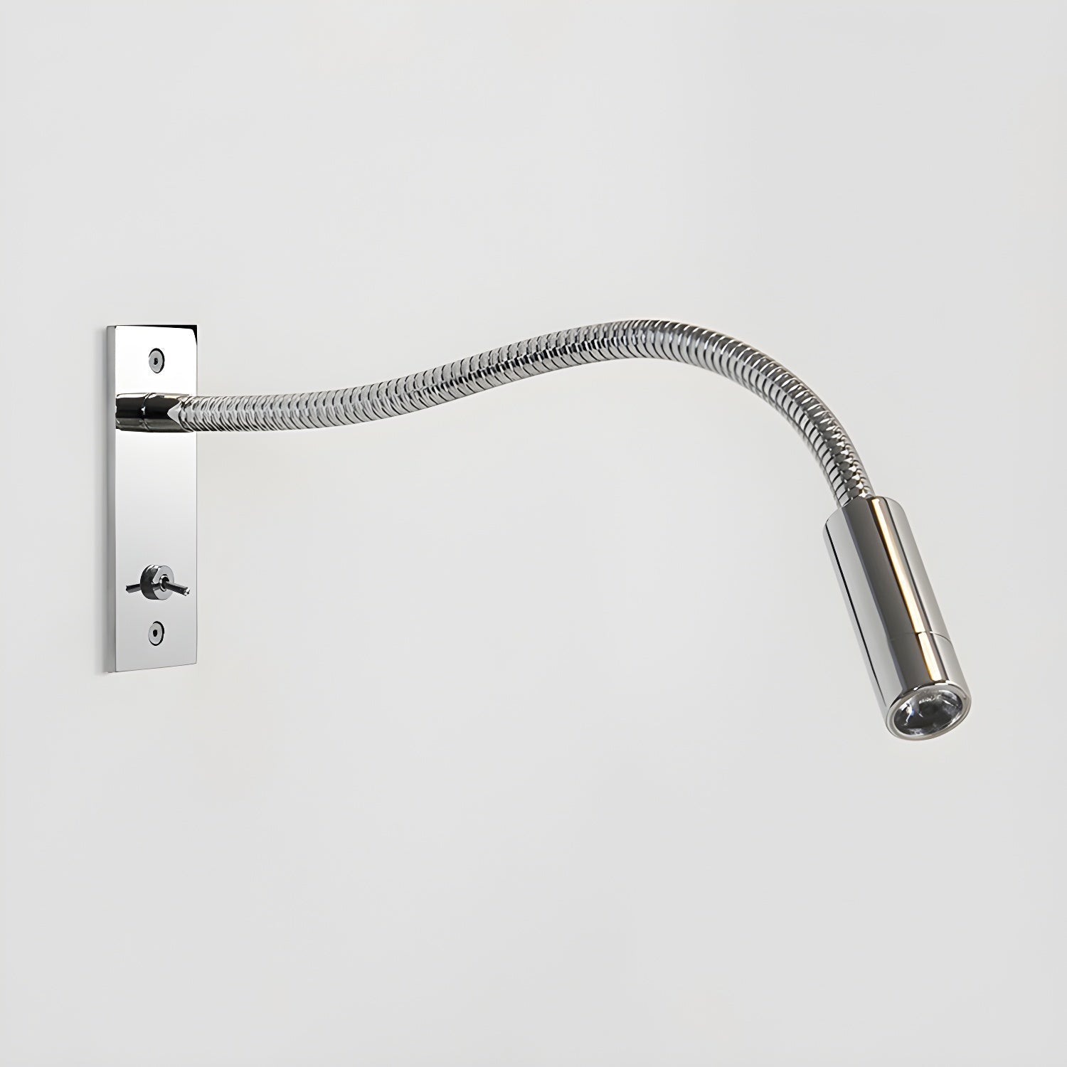 Adjustable Gooseneck Metal Wall Lamp with Cylindrical Head 6