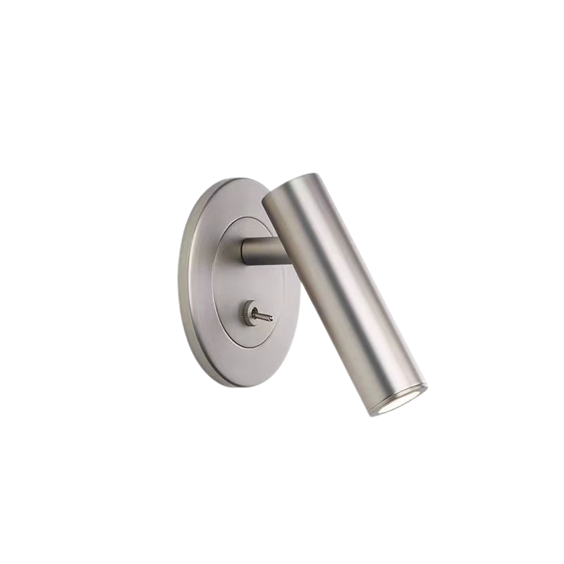Adjustable Metal Wall Reading Lamp with Cylindrical Head 9
