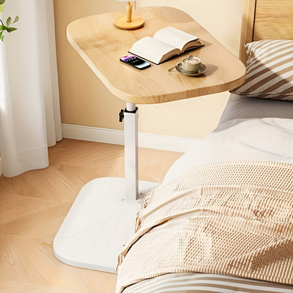 Adjustable side table – Wood and metal, modern design for the living room or bedroom 2