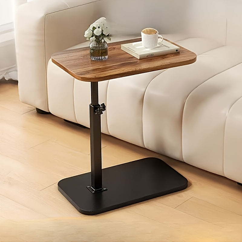 Adjustable side table with rectangular top 4