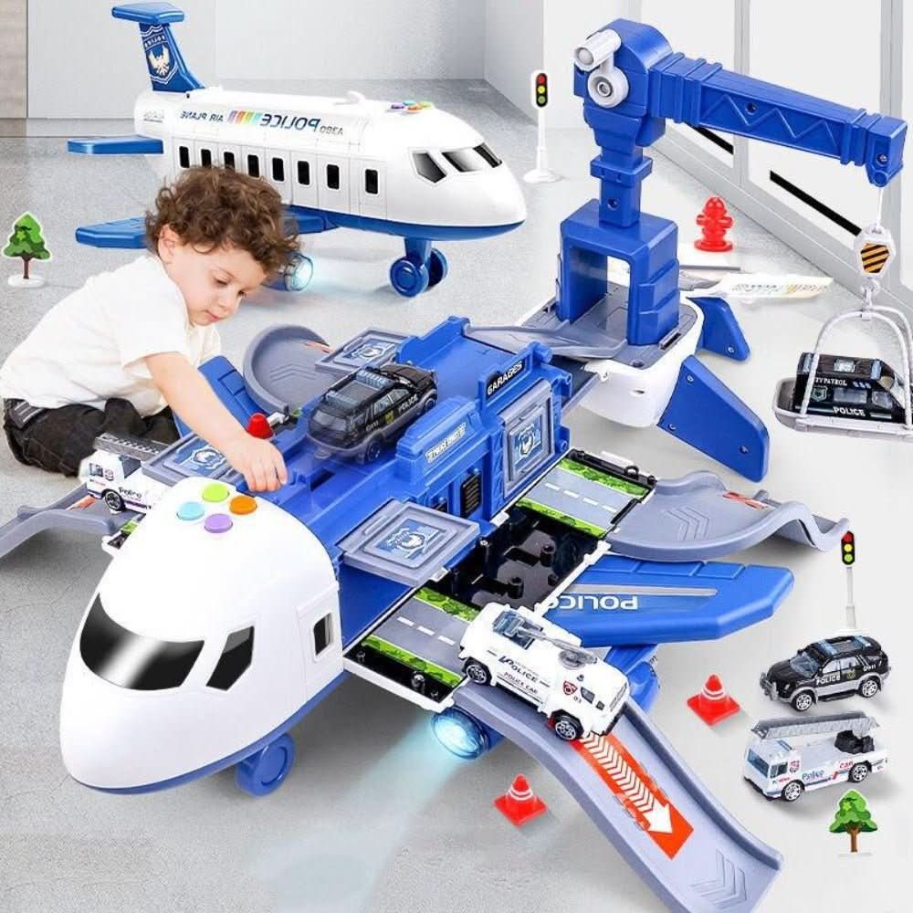 Adventure AirPlay Set | Transforming Aeroplane Playset with Vehicles