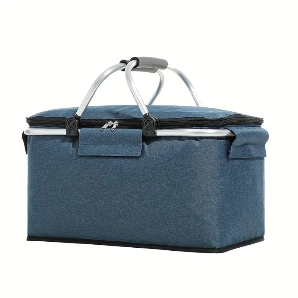 AdventureGear | Collapsible Picnic Basket – 18L Leakproof Design