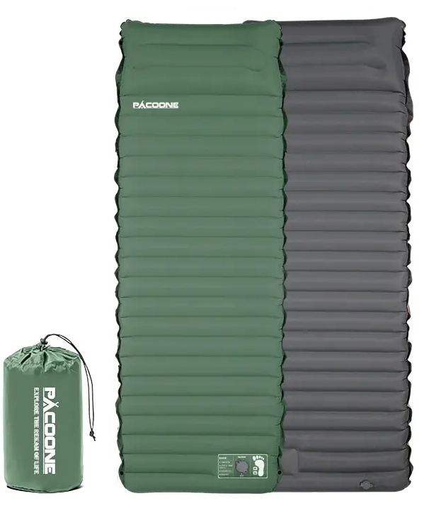 AdventureMate | Self-Inflating Camping Mattress with Built-In Pump - Ultralight Design