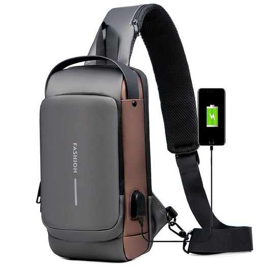 AdventurePro | Waterproof Shoulder Travel Bag - USB Port & Multi-Compartment Design 0
