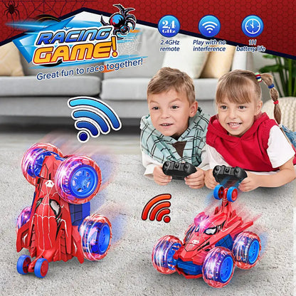 Aeroflux© Spider Stunt RC Car – 360° Drift, LED Lights & Rechargeable Power 6