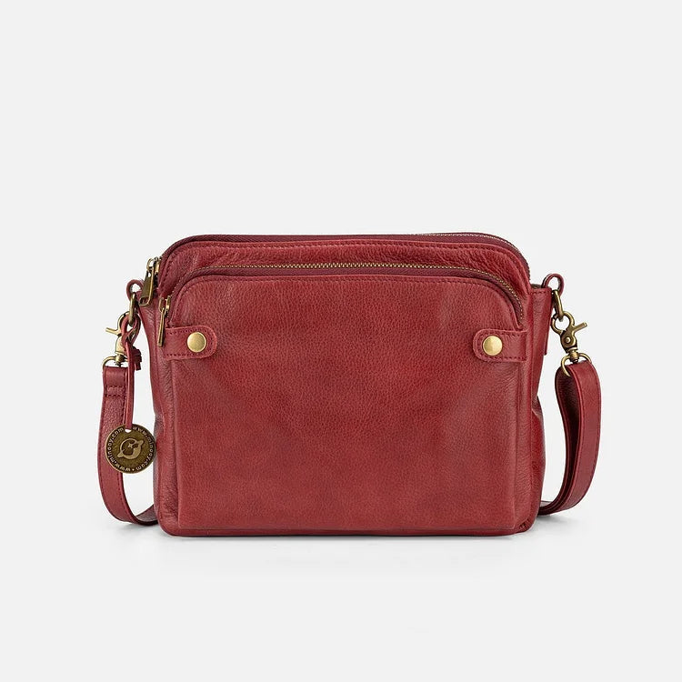 AgentBag | Black Shoulder Bag - Genuine Leather with Adjustable Strap 5