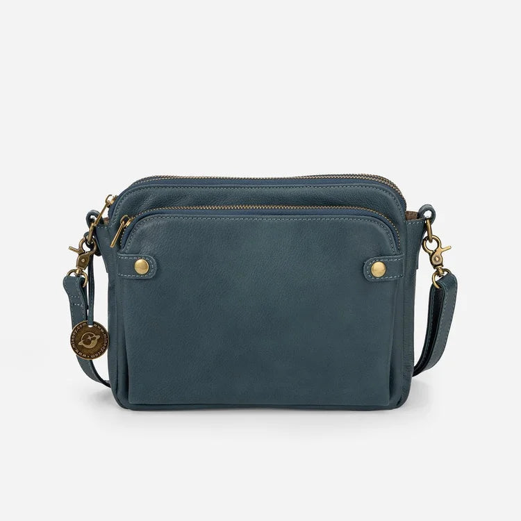 AgentBag | Black Shoulder Bag - Genuine Leather with Adjustable Strap 6