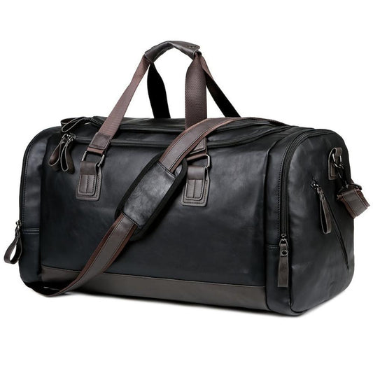 Aiden | Vegan Leather Duffle Bag – Large Capacity & Adjustable Strap 0
