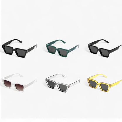 Alaric | Square Black Sunglasses with UV400 Protection - Unisex Design 2