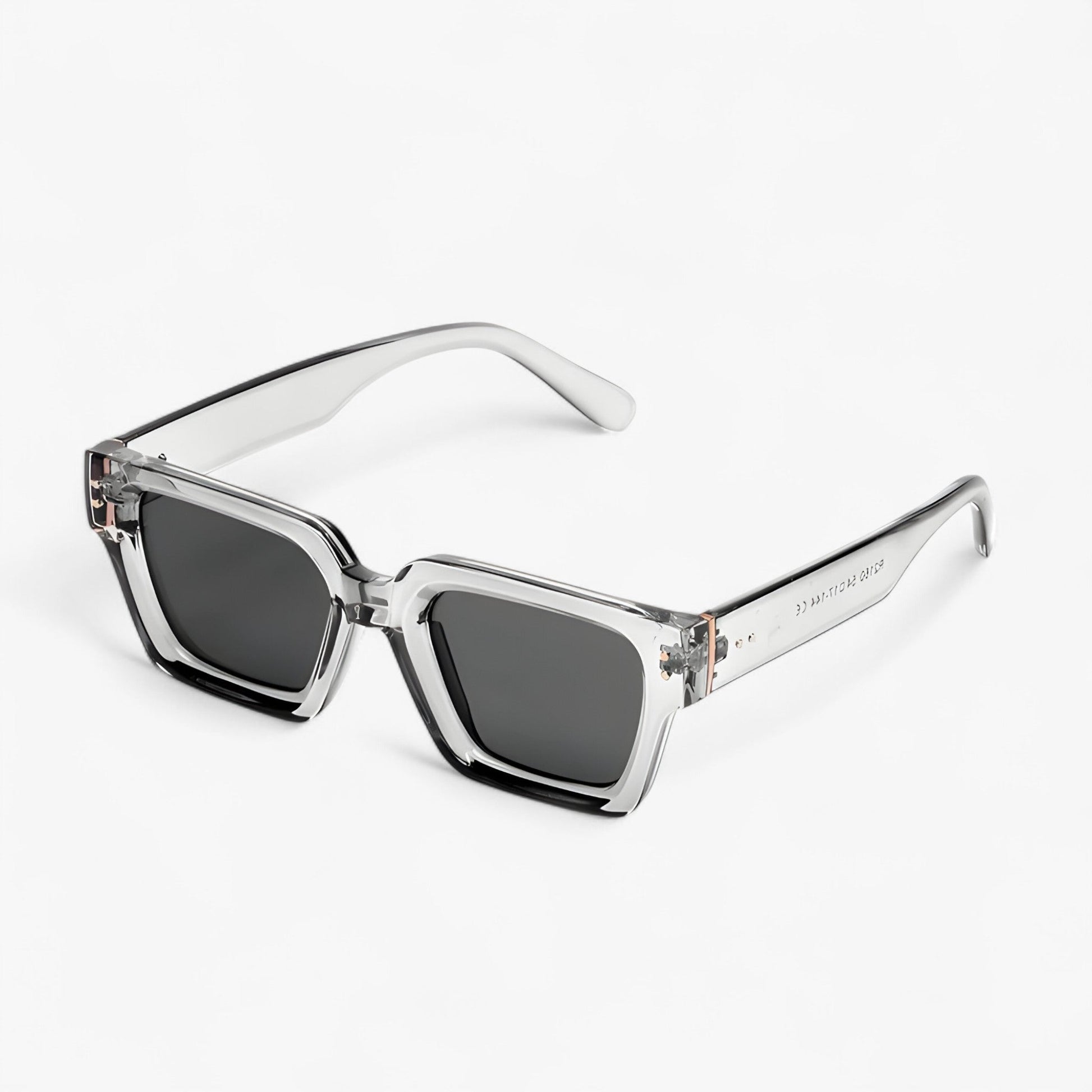 Alaric | Square Black Sunglasses with UV400 Protection - Unisex Design 3