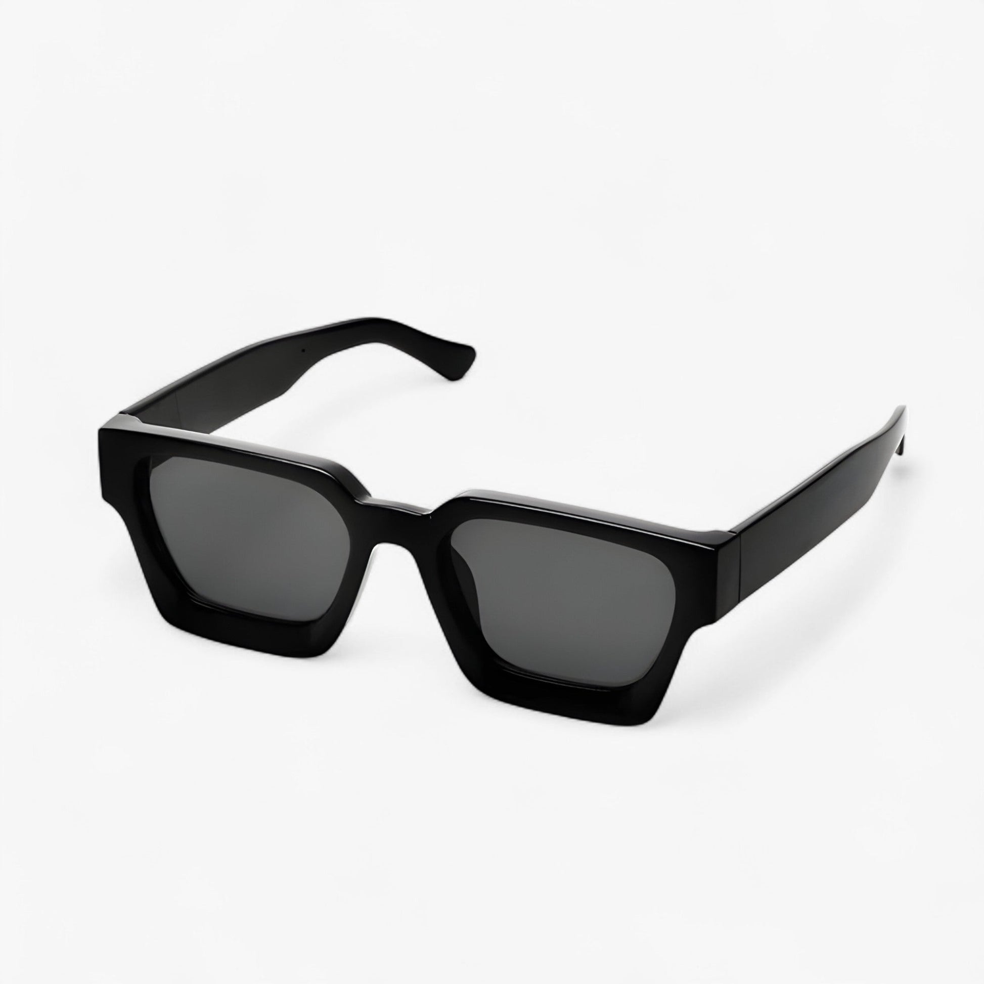 Alaric | Square Black Sunglasses with UV400 Protection - Unisex Design 7