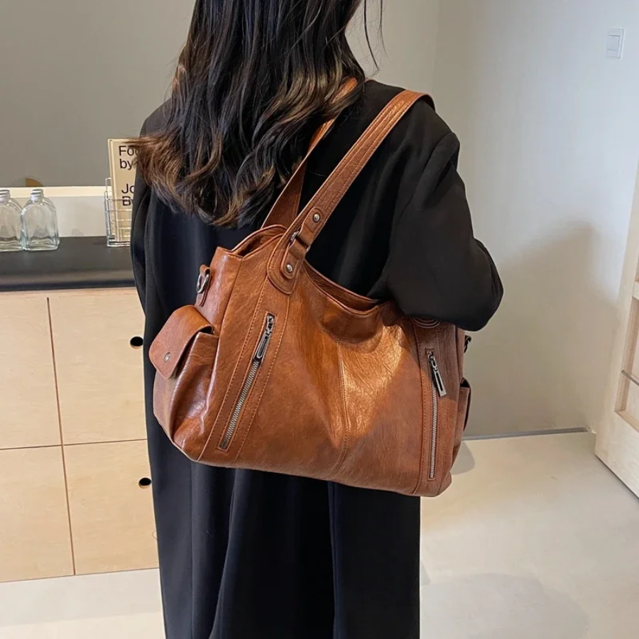 Alma | Shoulder Bag for Women - Multi-Compartment Design in PU Leather