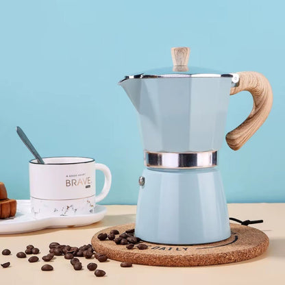 Aluminium Moka Pot – Stovetop Espresso Maker for Rich Coffee Brewing