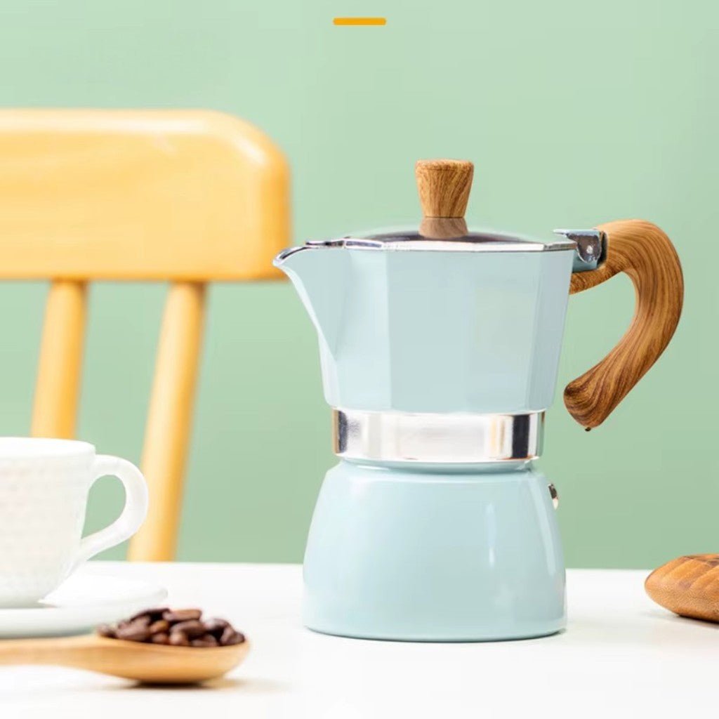 Aluminium Moka Pot – Stovetop Espresso Maker for Rich Coffee Brewing