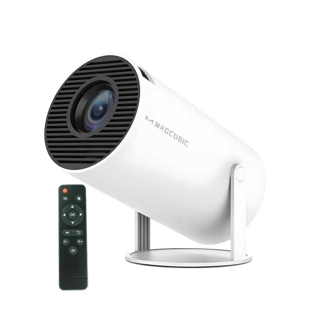 Android 11 Projector with Dual Wifi6 | 8000 Lumens, Auto Keystone Correction | Supports 4K Input, 200-Inch Screen